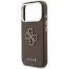 GUESS dėklas, skirtas IPHONE 17 Pro Max GUHCP17X5PS4RGGW (PU FW dervos logotipas) rudas