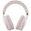 Guess Bluetooth on-ear ausinės GUBHK1GCTCSP rožinės spalvos Gcube Metallic Script Logo