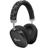 Guess GCube Metallic Script Logo Bluetooth belaidės ausinės su lankeliu ant galvos juodos spalvos