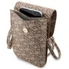 Dėklas Guess GCube Stripe rankinė - ruda