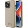 Dėklas GUESS GUHCP15XPGMCSD IPHONE 15 PRO MAX 6.7 "ZLOTY/LIGHT GOLD HARDCASE GLITTER GLOSSY SCRIPT
