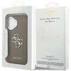 Guess Grained Big 4G Classic Logo - dėklas skirtas Apple iPhone 17 ruda