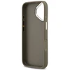 Guess Grained Big 4G Classic Logo - dėklas skirtas Apple iPhone 17 ruda