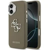 Guess Grained Big 4G Classic Logo - dėklas skirtas Apple iPhone 17 ruda