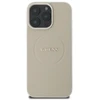 Guess GUHMP16XPGHSMME Apple iPhone 16 Pro Max 6.9″ beige kietas dėklas Grained Ring MagSafe