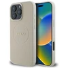 Guess GUHMP16XPGHSMME Apple iPhone 16 Pro Max 6.9″ beige kietas dėklas Grained Ring MagSafe