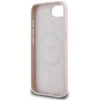 Guess PU Grained Classic Logo MagSafe Apple iPhone 16e dėklas telefonui rožinės spalvos