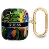 Guess GUA2HHFLB AirPods dėklas mėlynas/mėlynas Gėlių Dirželių Kolekcija