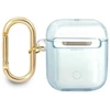 Guess GUA2HHTSB AirPods dėklas mėlynas/mėlynas Dirželių kolekcija