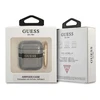 Guess GUA2HHTSK AirPods dėklas juodas/juodas Strap Collection