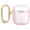 Guess GUA2HHTSP AirPods dėklas rožinė/rožinė Dirželių kolekcija