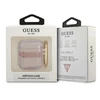 Guess GUA2HHTSP AirPods dėklas rožinė/rožinė Dirželių kolekcija