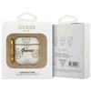 Guess GUA2PG4GPH AirPods 1/2 dėklas baltos spalvos 4G Hook