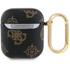 Guess GUA2PG4GPK AirPods 1/2 dėklas juodos spalvos 4G Hook