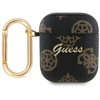 Guess GUA2PG4GPK AirPods 1/2 dėklas juodos spalvos 4G Hook
