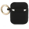 Guess GUA2SSSK dengtukas AirPods juodas/juodas Silikoninis Vintažinis Šriftas