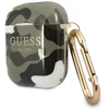 Guess GUA2UCAMA AirPods dėklas, žalias/chaki, Kamufliažo kolekcija