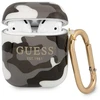 Guess GUA2UCAMG dėklas AirPods juodas/juodas Camo kolekcija