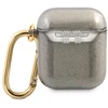 Guess GUA2UCG4GK AirPods dengtelis, juodas, Glitter kolekcija