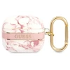 Guess GUA3HCHMAP AirPods 3 dėklas rožinis/rožinio marmuro Strap Collection