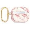 Guess GUA3HCHMAP AirPods 3 dėklas rožinis/rožinio marmuro Strap Collection