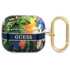 Guess GUA3HHFLB AirPods 3 dangtelis mėlynos/mėlynos Gėlių dirželių kolekcija