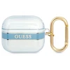 Guess GUA3HHTSB AirPods 3 dėklas mėlynas/mėlynas Strap Collection