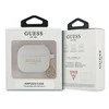 Dėklas Guess GUA3LSC4EG AirPods 3 dangtelis pilka/pilka Silikoninis žavesys 4G kolekcija