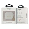 Guess GUA3LSC4EG AirPods 3 dėklas pilkas/pilkas Silikoninis 4G Collection