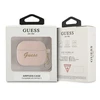 Guess GUA3LSCHSP AirPods 3 dėklas rožinis/rožinis Silikoninė "Charm Heart Collection"