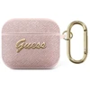 Guess GUA3SASMP AirPods 3 dėklas rožinis/rožinis Saffiano Script Metal Collection