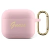 Guess GUA3SSSI AirPods 3 apsauginis dėklas rožinis/rožinis Silikoninis Vintažinis raštas