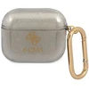 Guess GUA3UCG4GK AirPods 3 dėklas juodas/juodas Blizgučių kolekcija