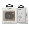 Guess GUA3UCG4GK AirPods 3 dėklas juodas/juodas Blizgučių kolekcija