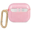 Guess GUA3UCG4GP AirPods 3 dėklas rožinės spalvos Glitter Collection