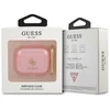 Guess GUA3UCG4GP AirPods 3 dėklas rožinės spalvos Glitter Collection
