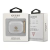 Dėklas „Guess GUA3UCG4GT AirPods 3“ ausinės su skaidriomis blizgučių kolekcijomis