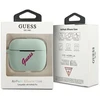 Guess GUACAPLSVSBF Silikoninis vintažinis dėklas AirPods Pro, mėlyna fuksija / mėlyna fuksija