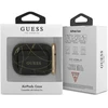Guess GUACAPTPUCHBK dėklas AirPods Pro, juoda/juoda, Auksinės grandinėlės kolekcija