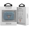 Guess GUACAPTPUJULLB AirPods Pro dėklas, mėlyna/šviesiai mėlyna, Jeans kolekcija