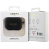 Guess GUAP2LECG4K AirPods Pro 2 (2022/2023) dėklas juodos spalvos Liquid Silicone Glitter Triangle Charm