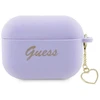 Guess GUAP2LSCHSU AirPods Pro 2 dėklas, Violetinis/Violetinis, Silikoninis Mylimųjų Širdelių Kolekcija