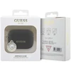 Guess GUAP2PGEHCDK AirPods Pro 2 (2022/2023) dėklas juodos spalvos Fixed Glitter Heart Diamond Charm