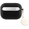 Guess GUAP2PGEHCDK AirPods Pro 2 (2022/2023) dėklas juodos spalvos Fixed Glitter Heart Diamond Charm