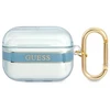 Guess GUAPHHTSB AirPods Pro dėklas mėlynas/mėlynas Strap Collection