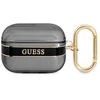Guess GUAPHHTSK AirPods Pro dėklas juoda/juoda Strap Collection