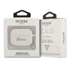 Guess GUAPLSCHSH AirPods Pro dėklas baltas Silikoninis Charm Heart Collection