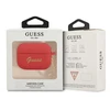 Guess GUAPLSCHSR AirPods Pro dėklas raudona/raudona Silikoninis Charm Heart kolekcija