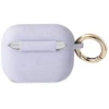 Guess GUAPSGGEU AirPods Pro apsauginis dėklas, violetinis/violetinis, silikono blizgučiai