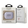 Guess GUAPSGGEU AirPods Pro apsauginis dėklas, violetinis/violetinis, silikono blizgučiai